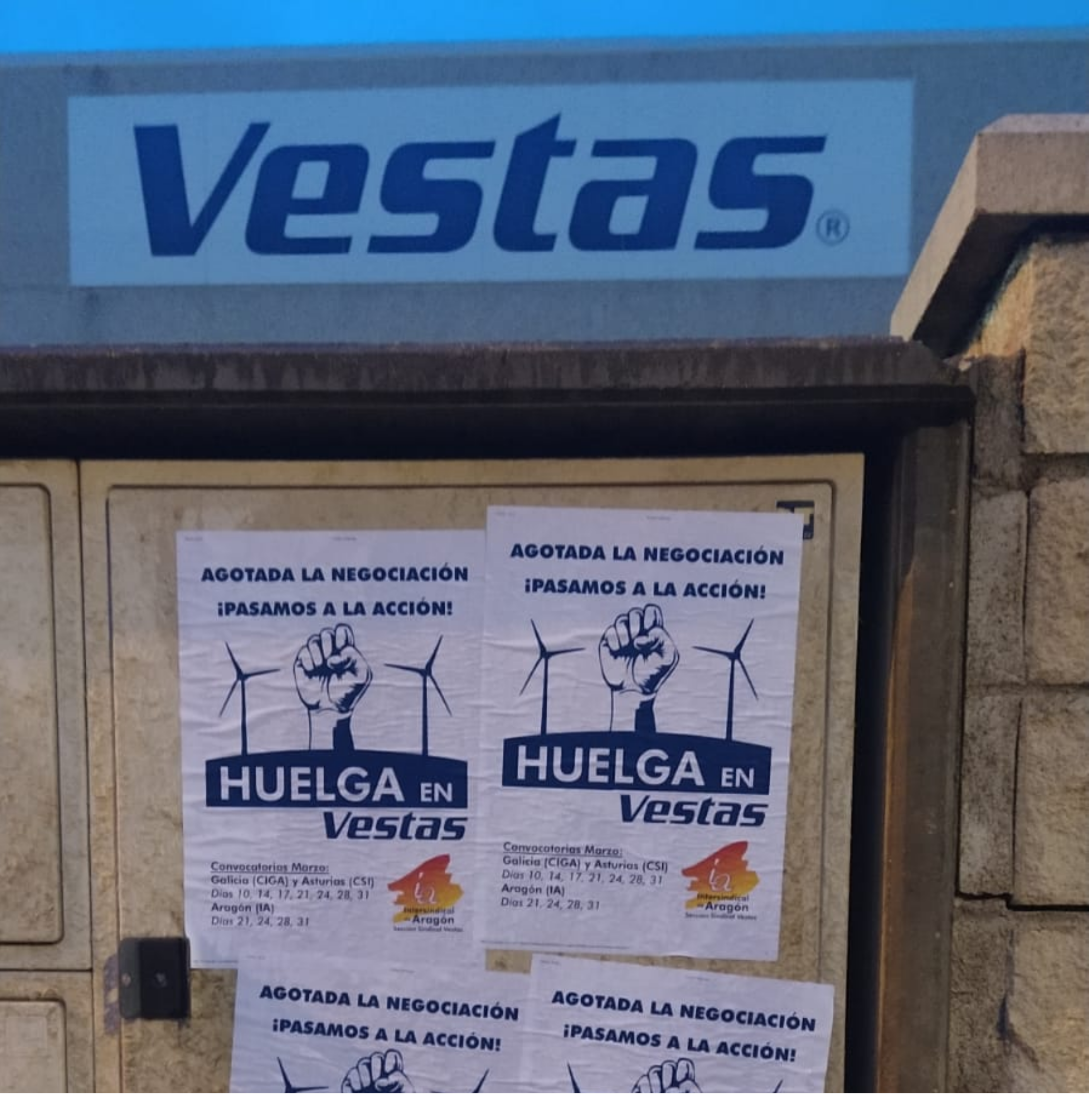 Instalaciones de Vestas en la Muela