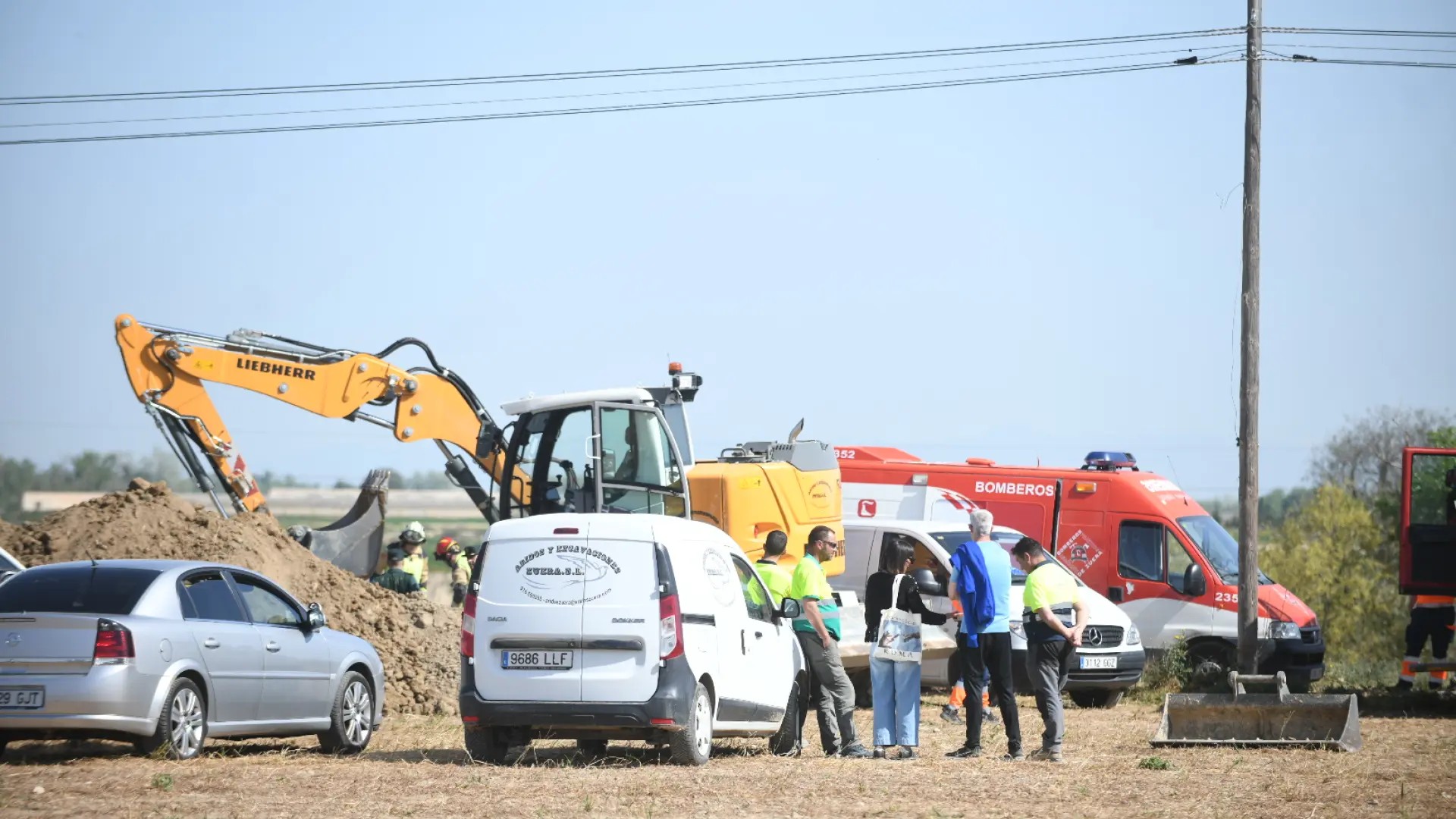 Fotografía del lugar del accidente