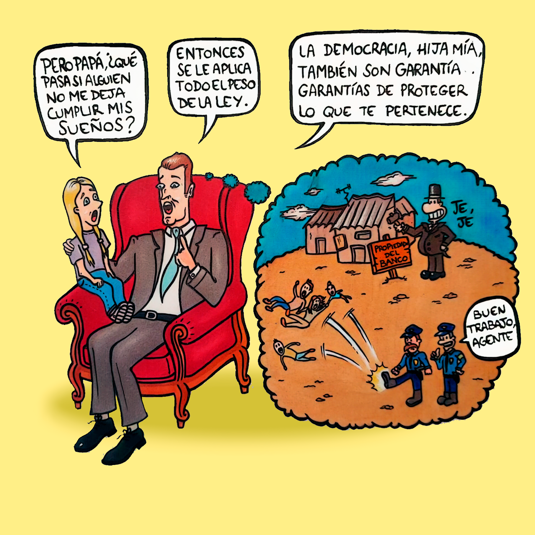 Viñeta del artista Zaragozano Demoanomia